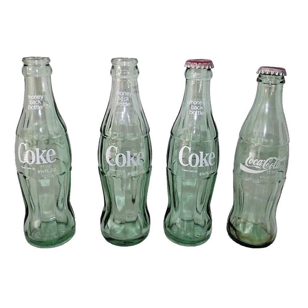 Coke Coca Cola Bottle Green Glass Embossed Red Cap Classic 8 Oz Birmingham 4